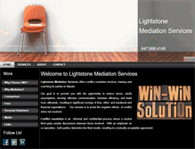 Tablet Screenshot of lightstonemediationservices.com